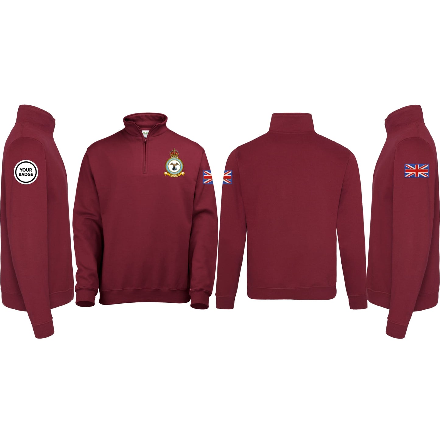 RAF Cranwell Quarter Zip Sweatshirt