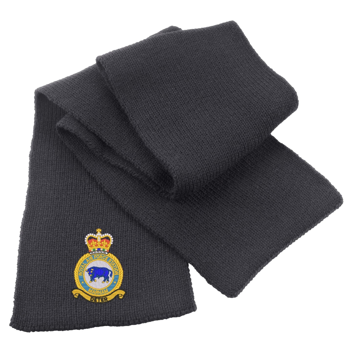 RAF Marham Heavy Knit Scarf