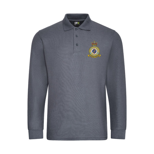 RAF Scampton Long Sleeve Polo Shirt