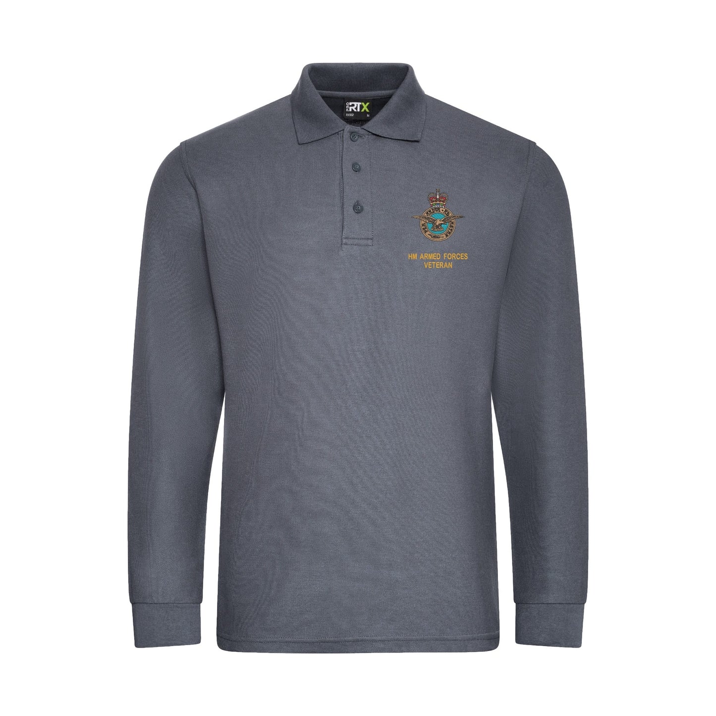 Royal Air Force - Armed Forces Veteran Long Sleeve Polo Shirt