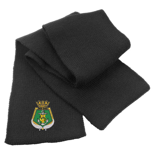 Royal New Zealand Navy Band Heavy Knit Scarf