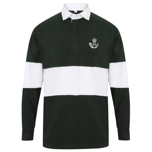 The Rifles Long Sleeve Panelled Rugby Shirt