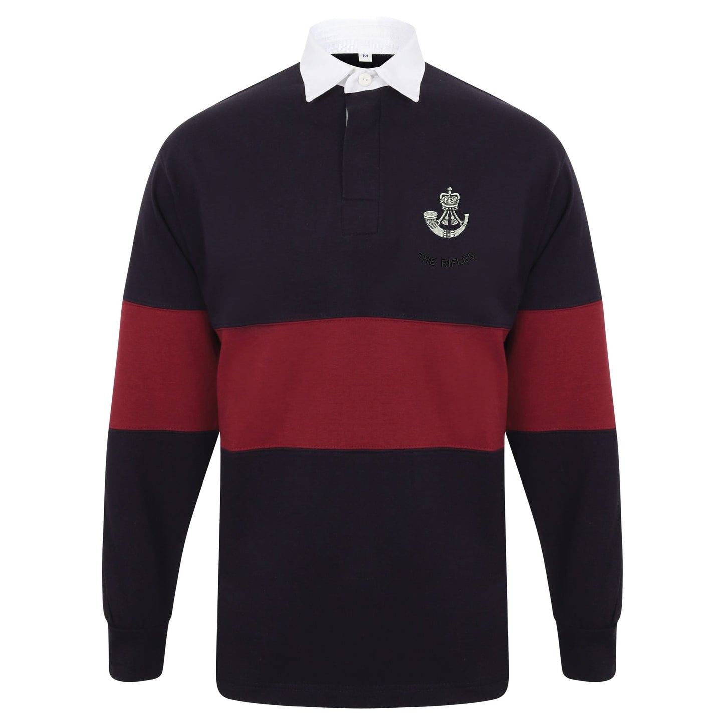 The Rifles Long Sleeve Panelled Rugby Shirt