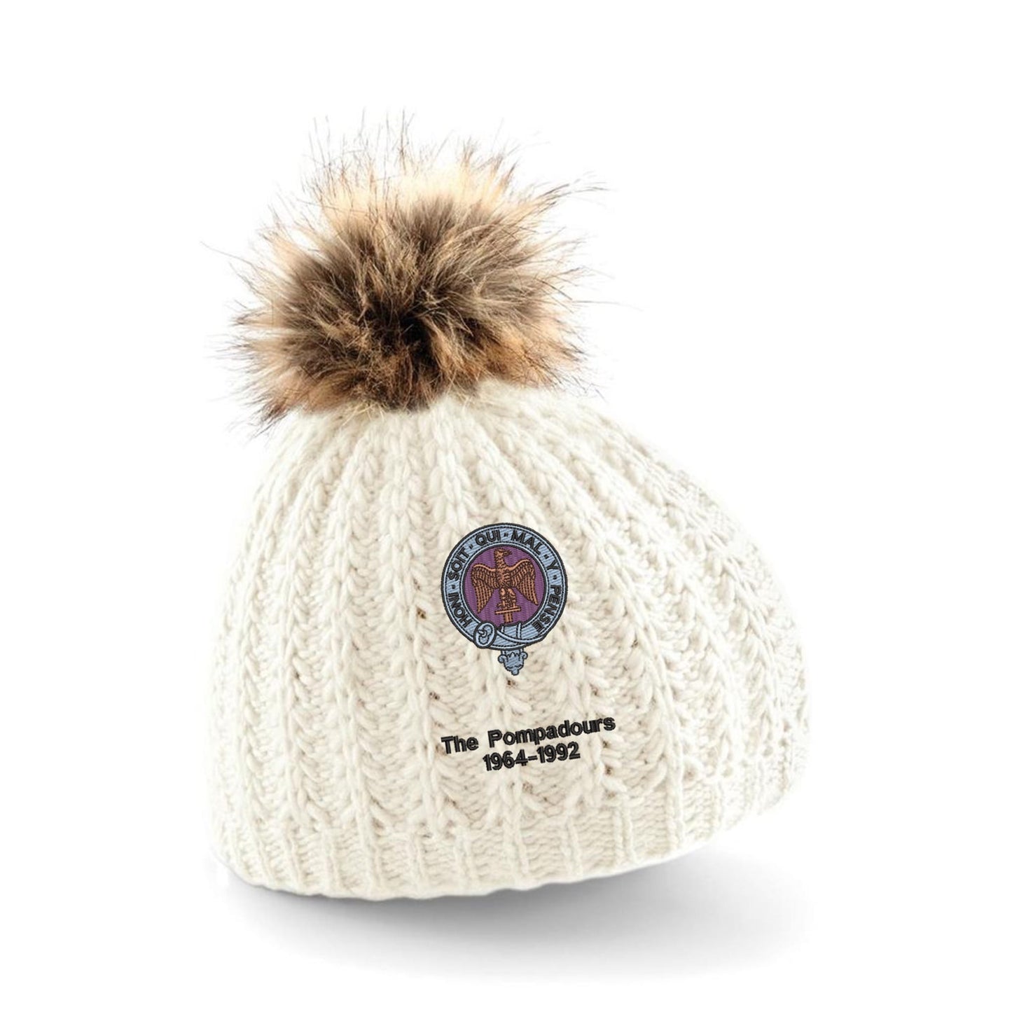 Royal Anglian Pompadour Pom Pom Beanie Hat