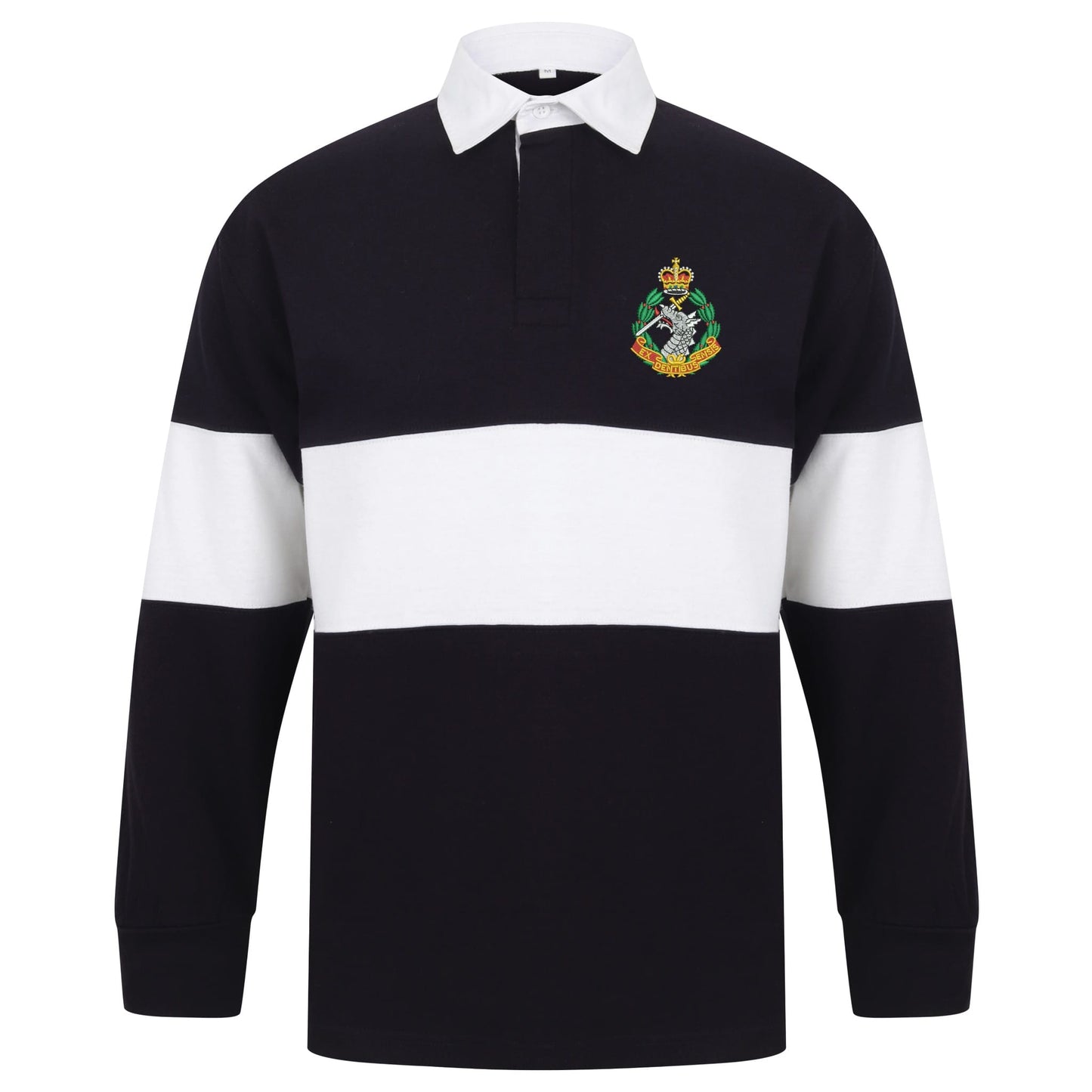 Royal Army Dental Corps Long Sleeve Panelled Rugby Shirt