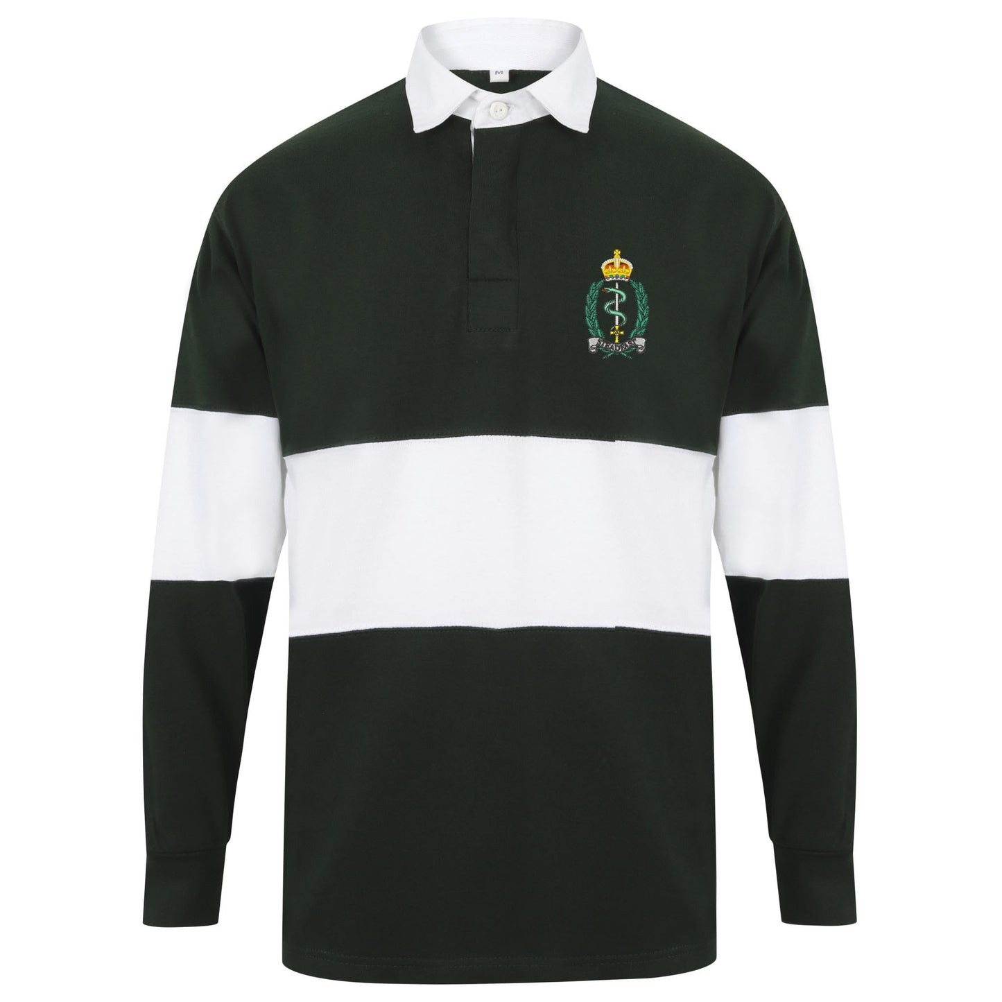 Royal Army Medical Service Long Sleeve Panelled Rugby Shirt