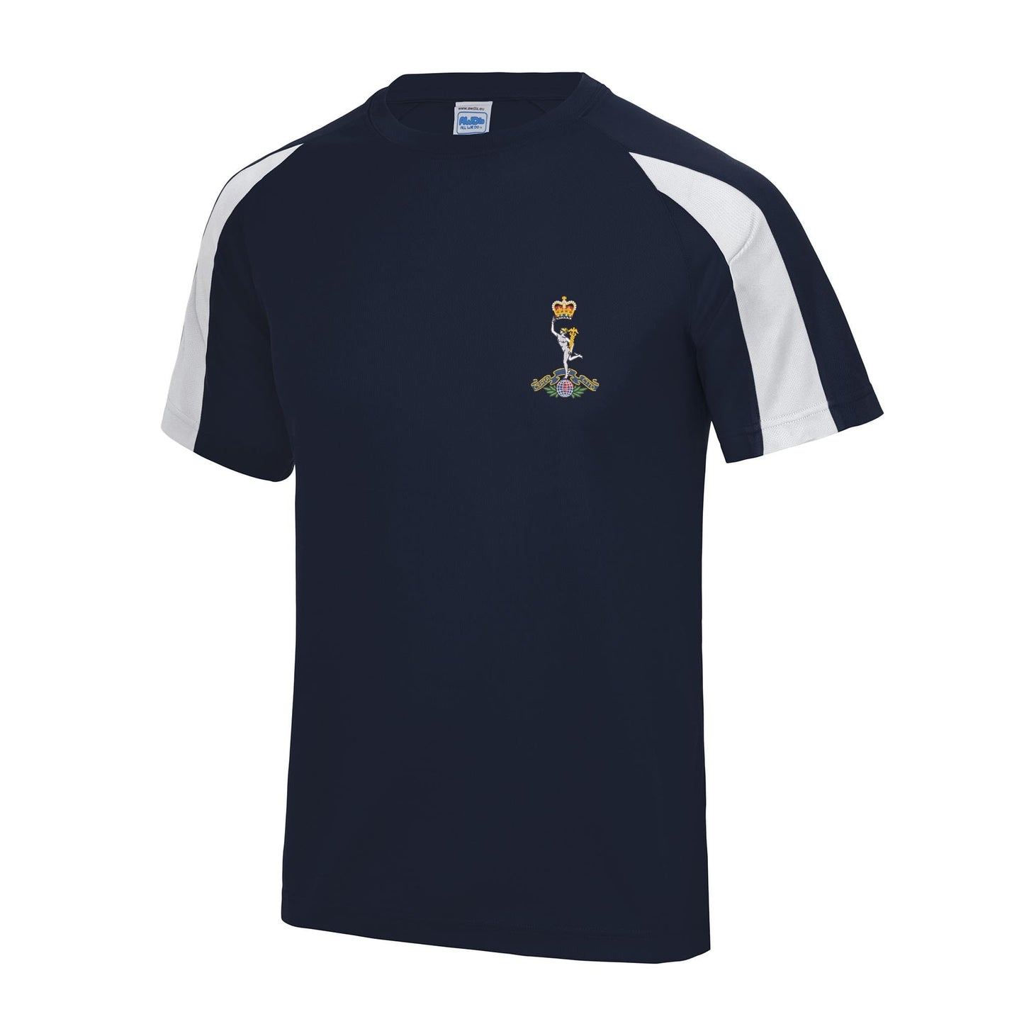 Royal Corps of Signals Contrast Polyester T-Shirt