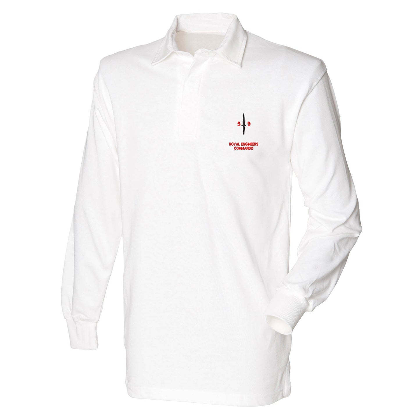 Royal Engineers 59 Commando Long Sleeve Rugby Shirt