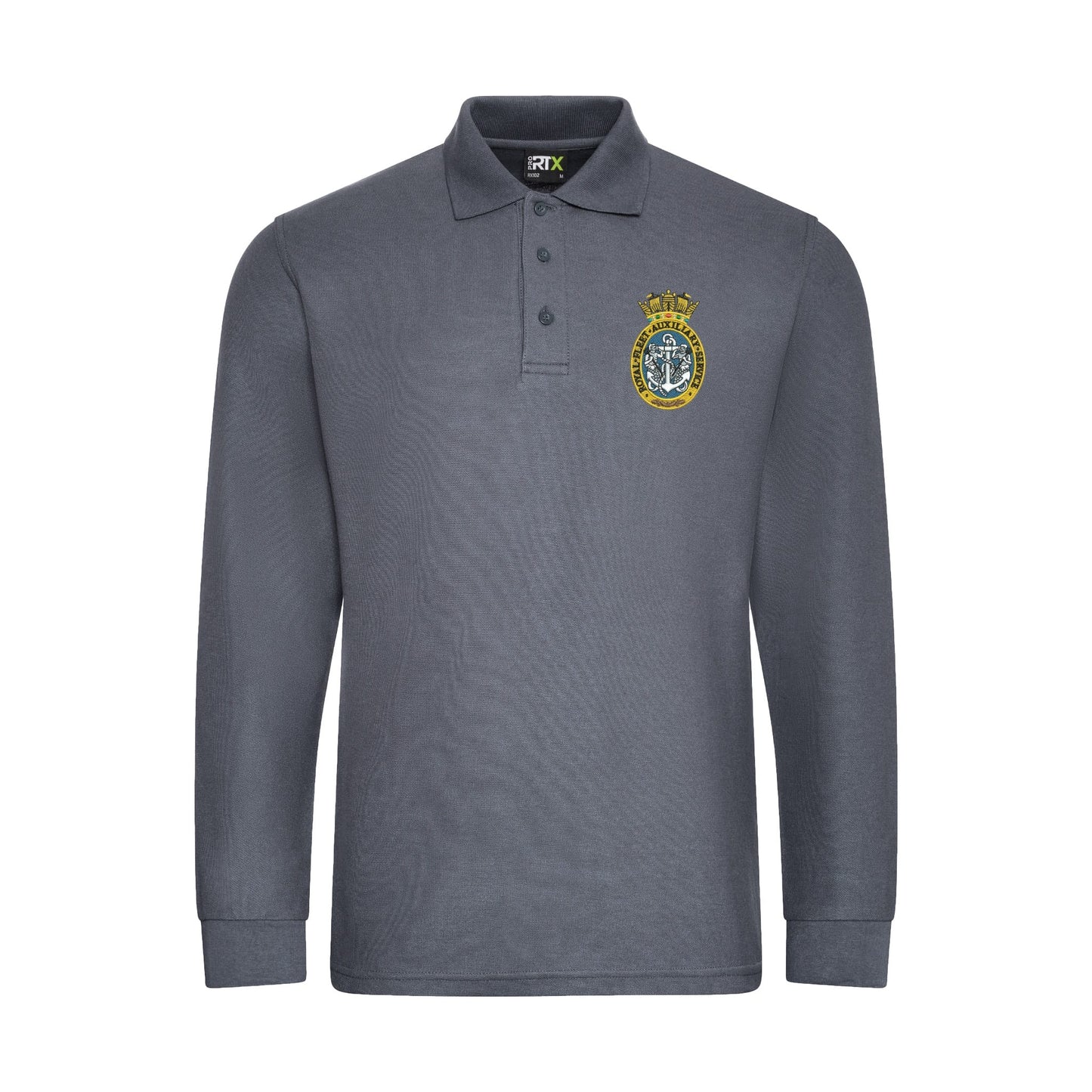 Royal Fleet Auxiliary Service Long Sleeve Polo Shirt