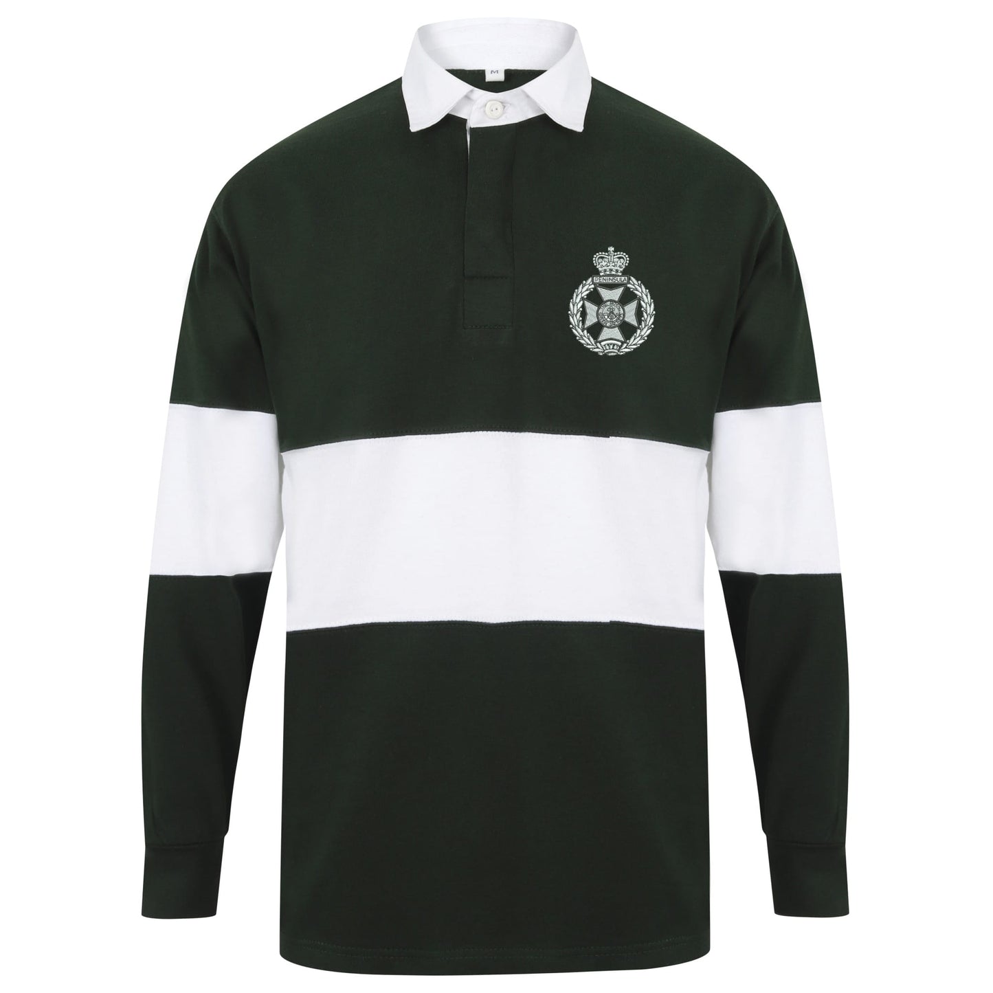 Royal Green Jackets Long Sleeve Panelled Rugby Shirt