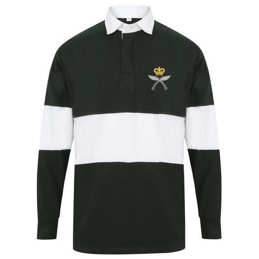 Royal Gurkha Rifles Long Sleeve Panelled Rugby Shirt