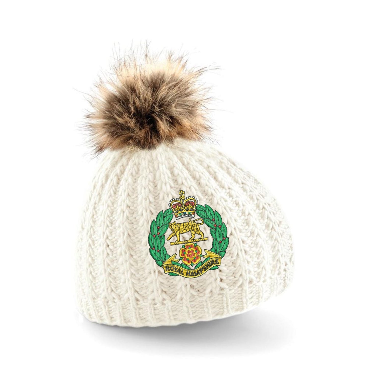 Royal Hampshire Regiment Pom Pom Beanie Hat