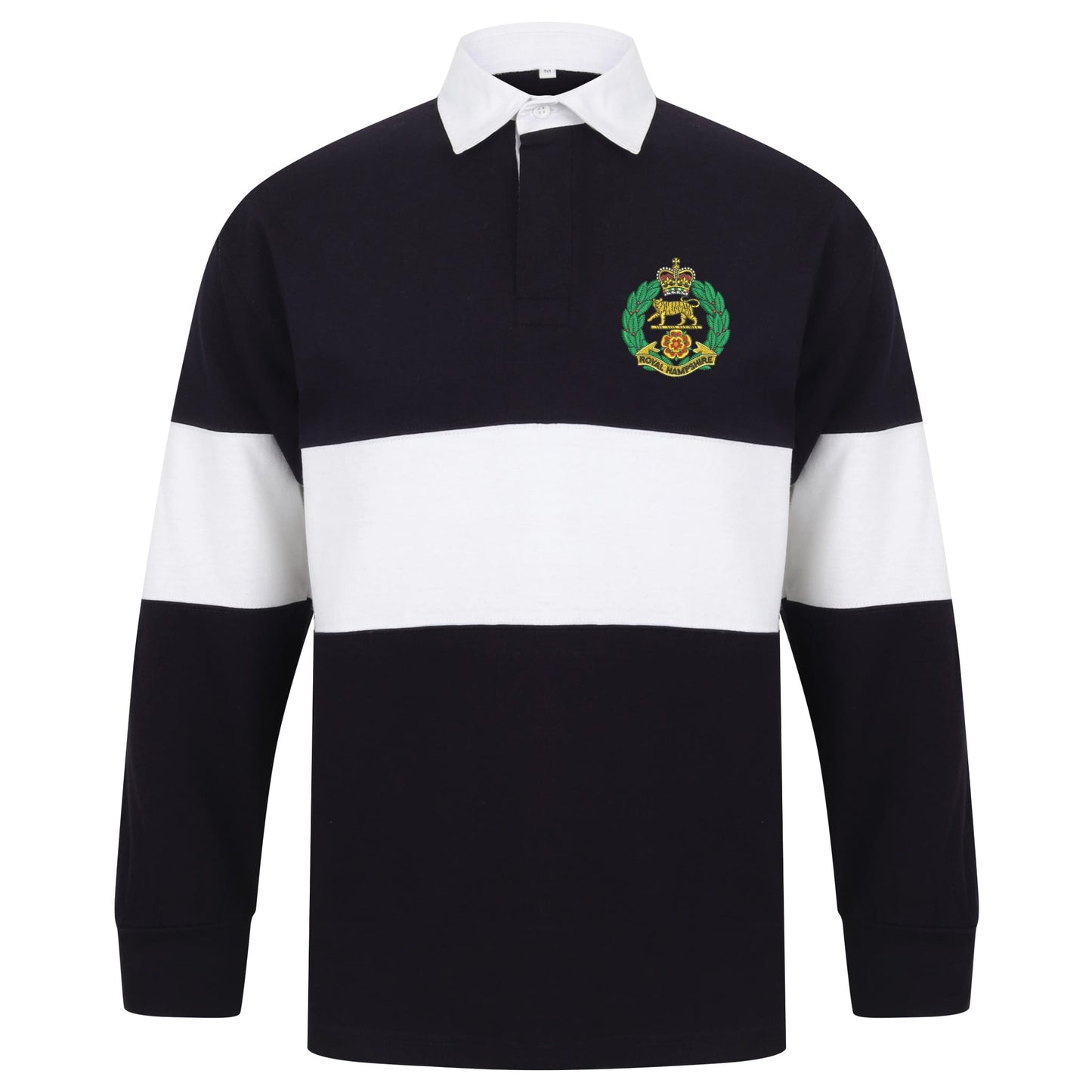 Royal Hampshire Regiment Long Sleeve Panelled Rugby Shirt