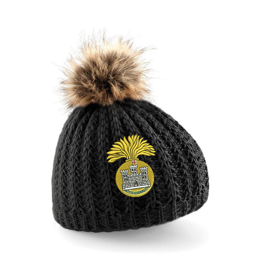 Royal Inniskilling Fusiliers Pom Pom Beanie Hat