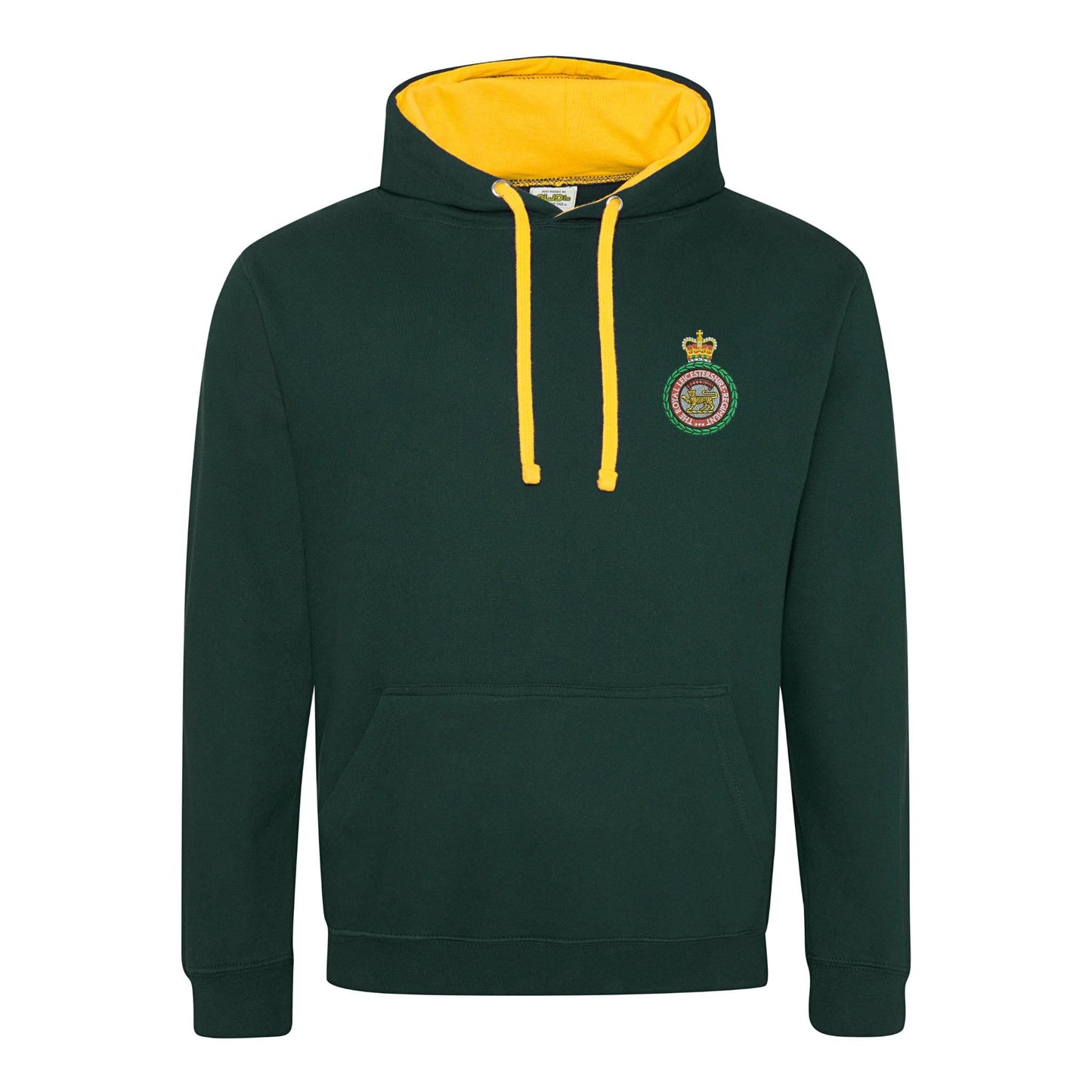 Royal Leicestershire Regiment - Wreath Varsity Contrast Hoodie