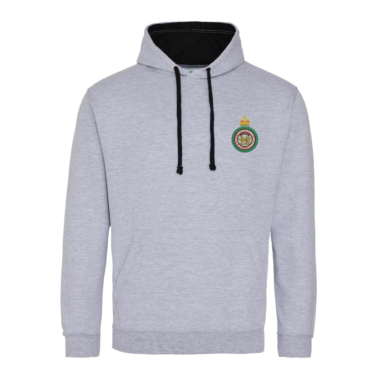 Royal Leicestershire Regiment - Wreath Varsity Contrast Hoodie