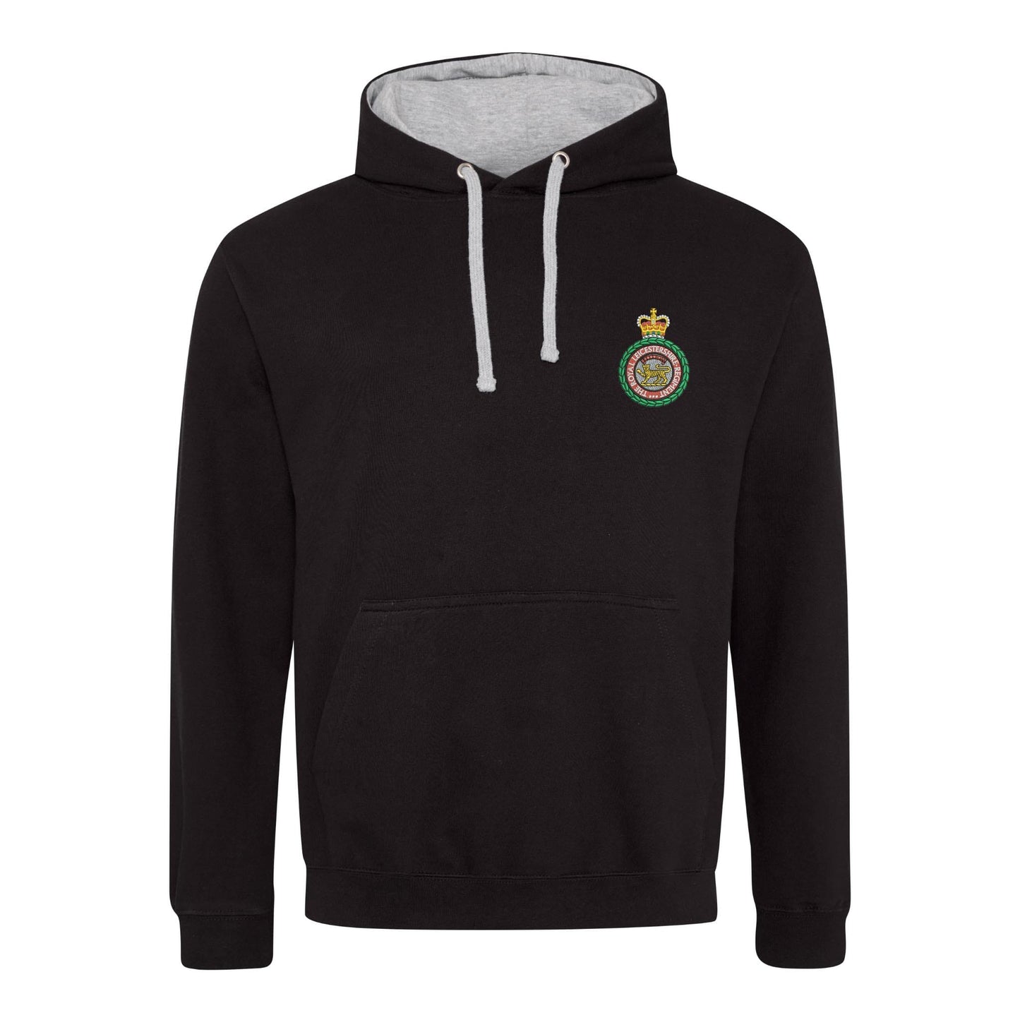 Royal Leicestershire Regiment - Wreath Varsity Contrast Hoodie