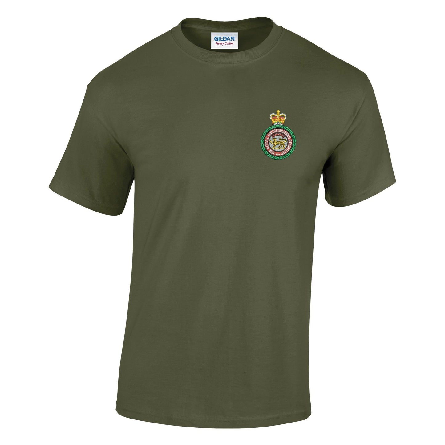 Royal Leicestershire Regiment - Wreath Cotton T-Shirt