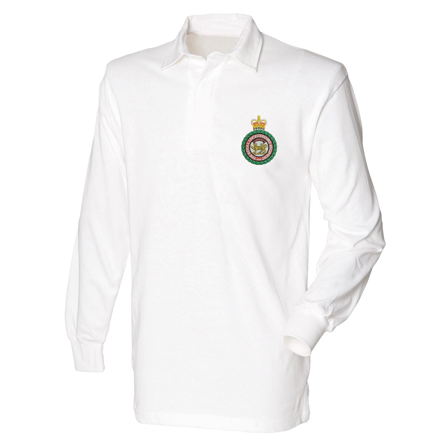 Royal Leicestershire Regiment - Wreath Long Sleeve Rugby Shirt