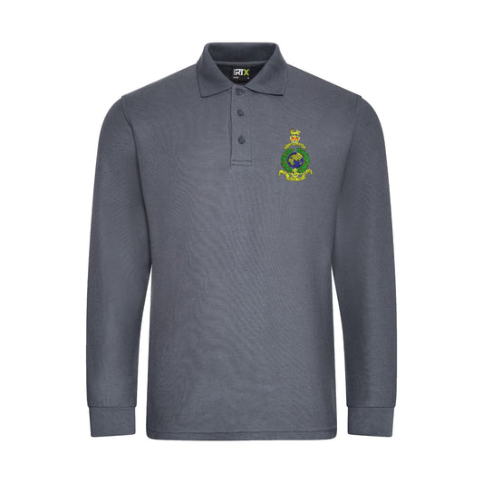 Royal Marines Long Sleeve Polo Shirt