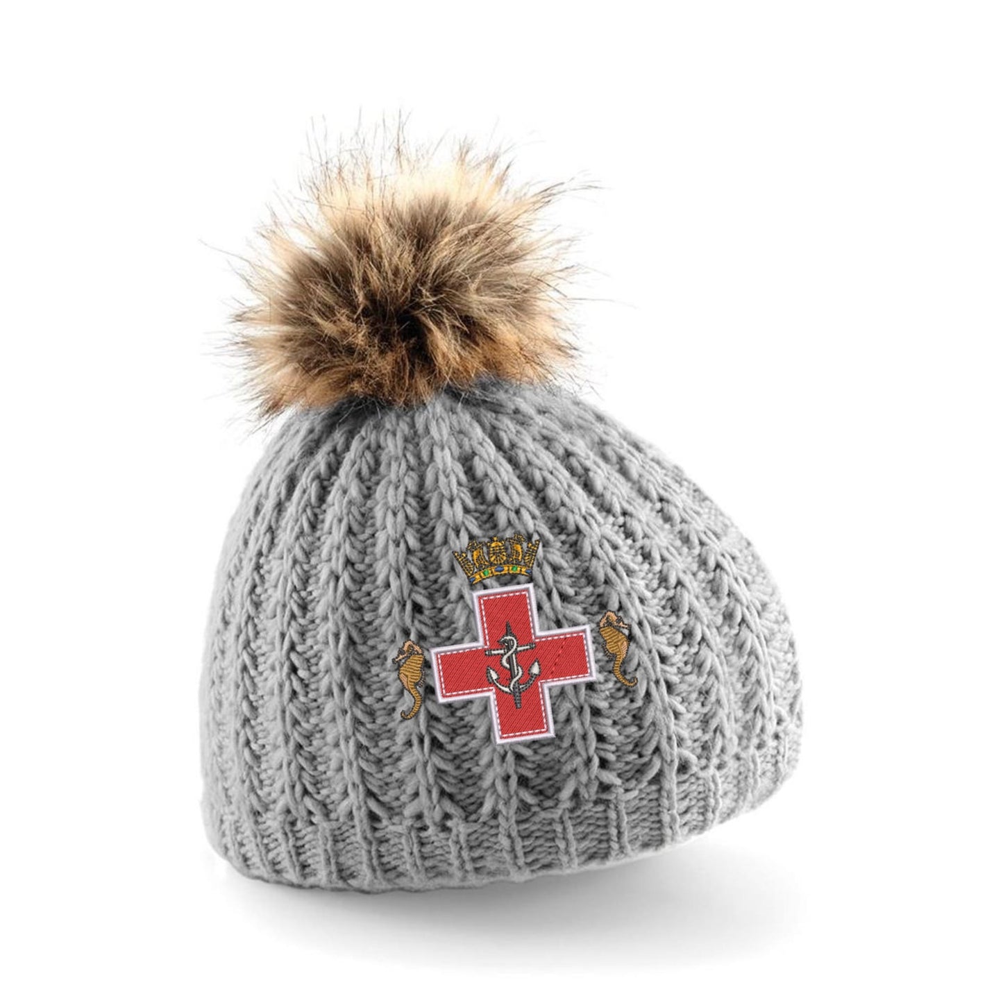 Royal Marines Medical Pom Pom Beanie Hat