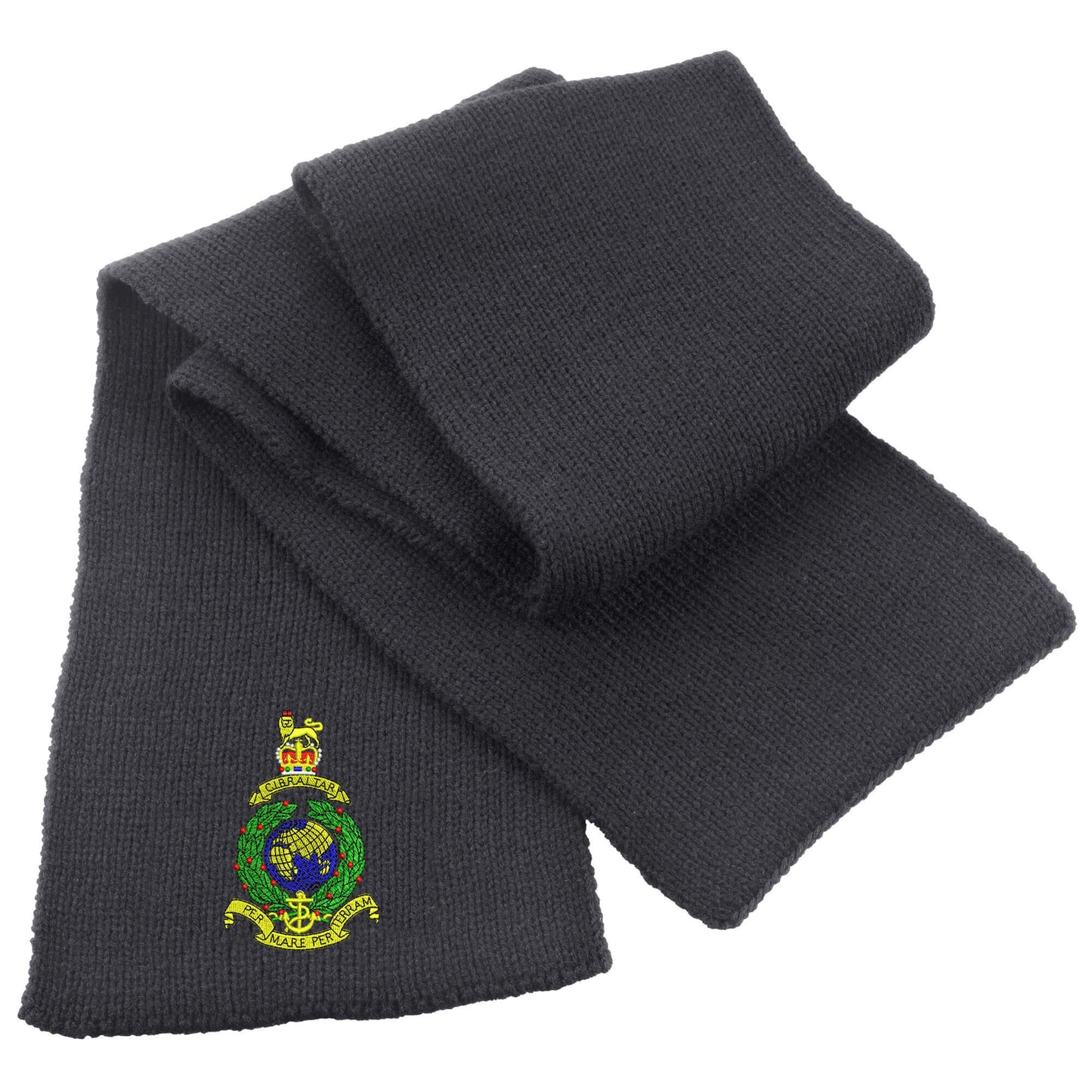 Royal Marines Heavy Knit Scarf