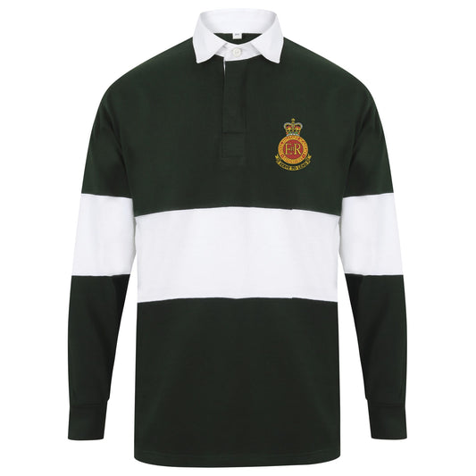 Royal Military Academy Sandhurst Long Sleeve Panelled Rugby Shirt