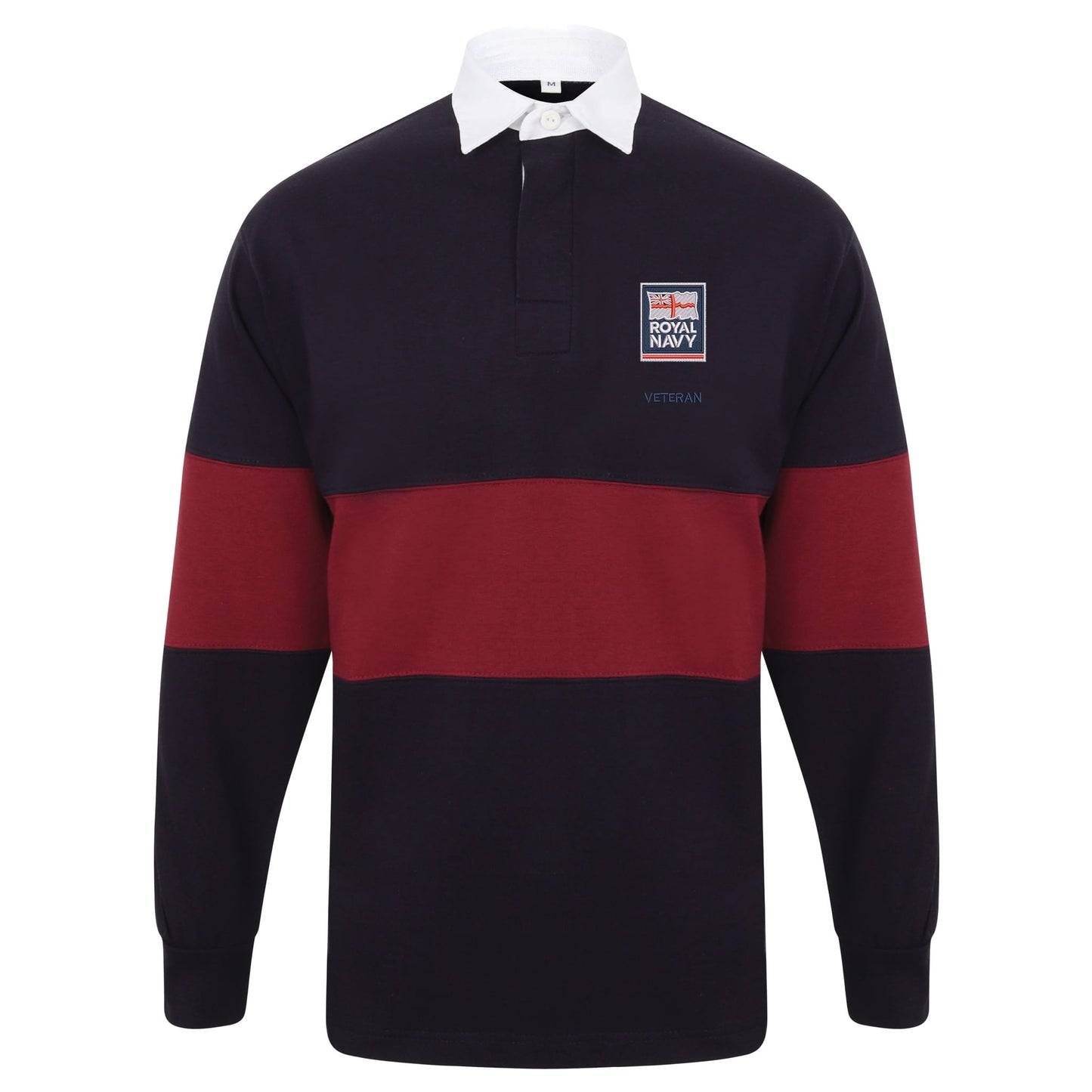 Royal Navy - Armed Forces Veteran Long Sleeve Panelled Rugby Shirt