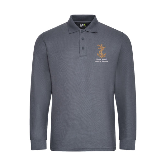 Royal Navy Medical Service Long Sleeve Polo Shirt