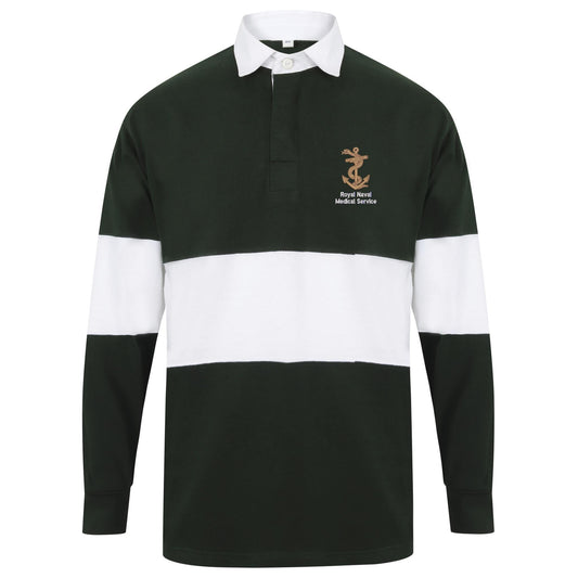 Royal Navy Medical Service Long Sleeve Panelled Rugby Shirt
