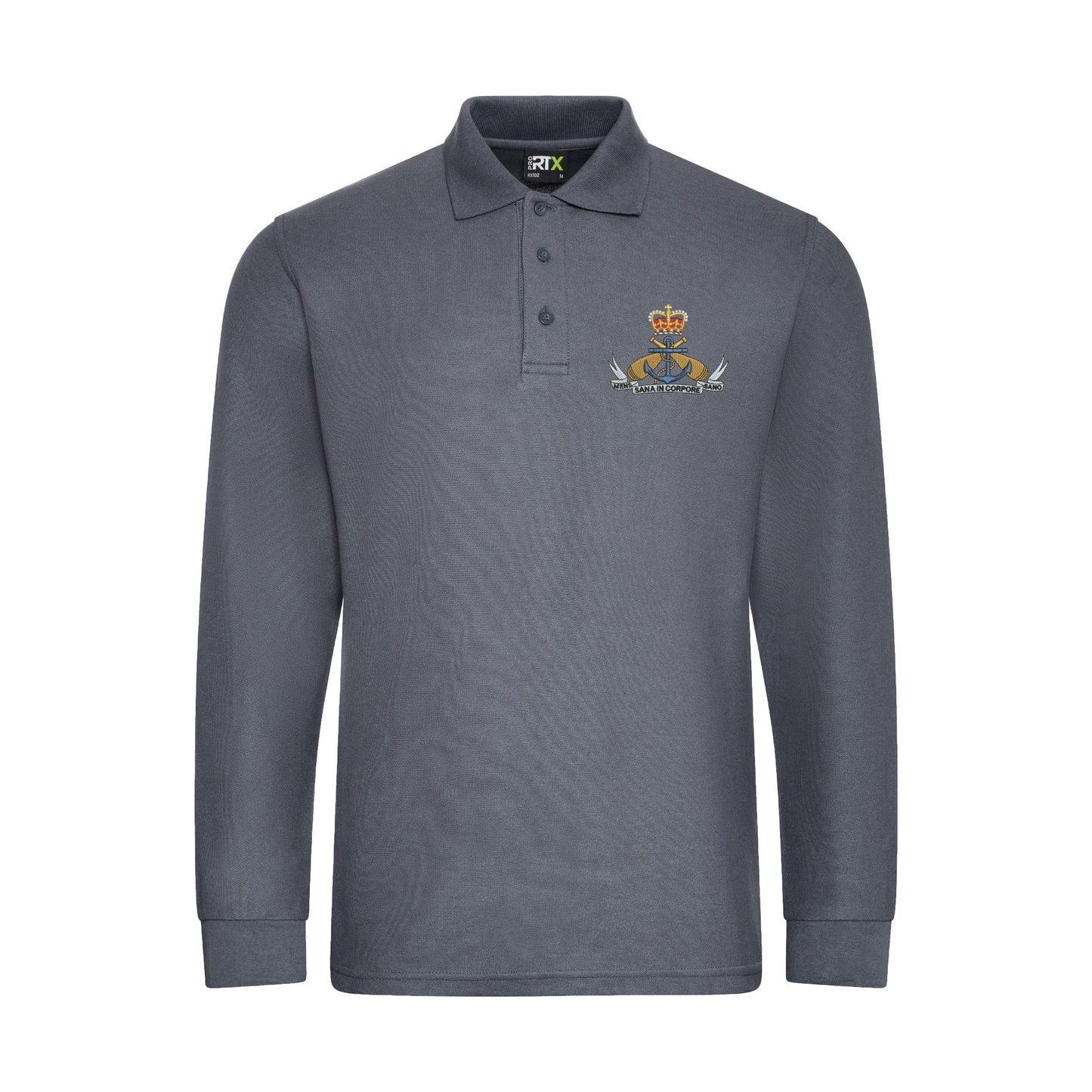Royal Navy PTI Long Sleeve Polo Shirt