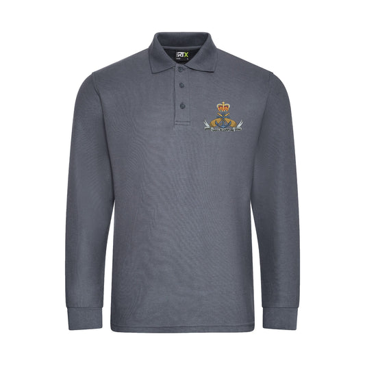 Royal Navy PTI Long Sleeve Polo Shirt