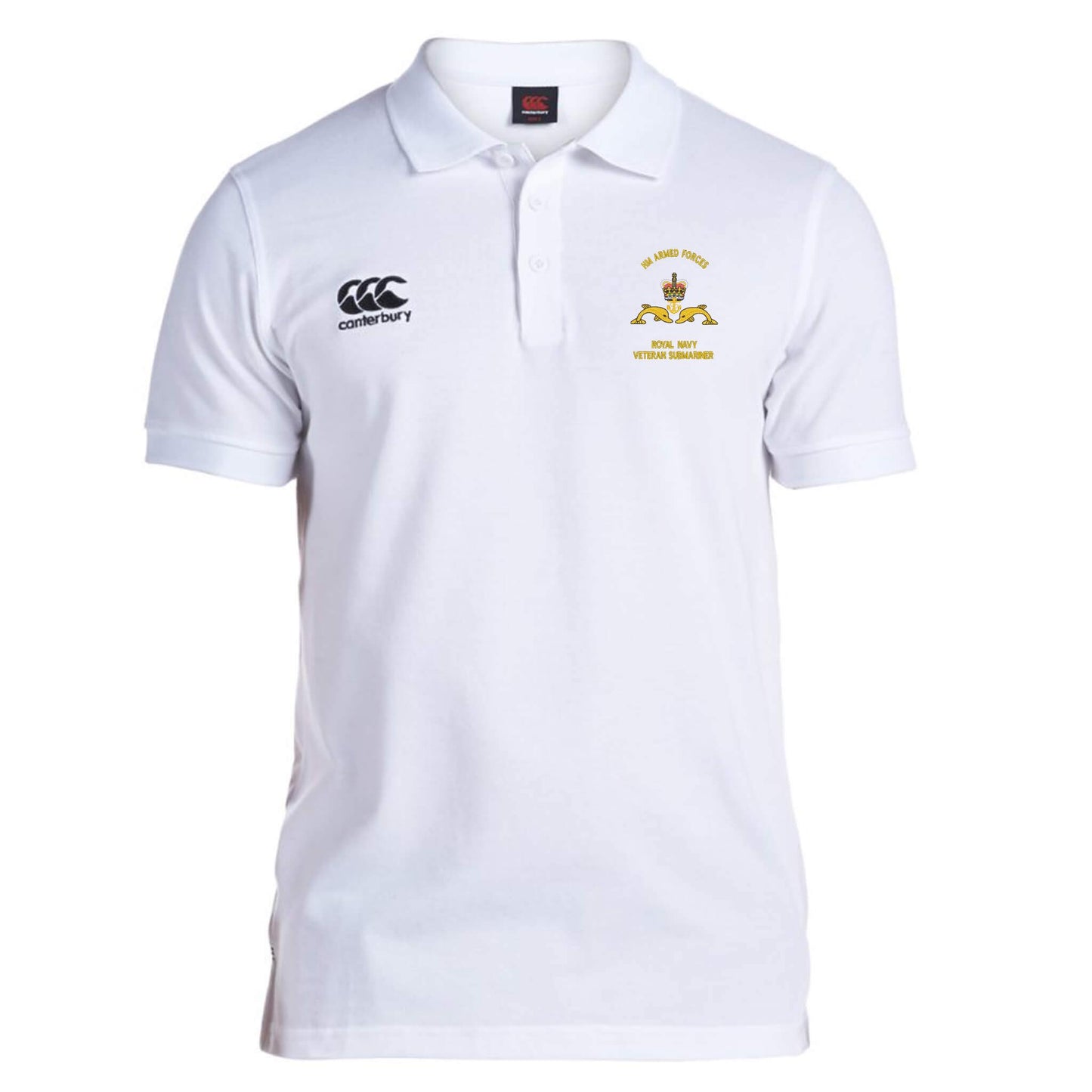Royal Navy Veteran Submariner Canterbury Rugby Polo