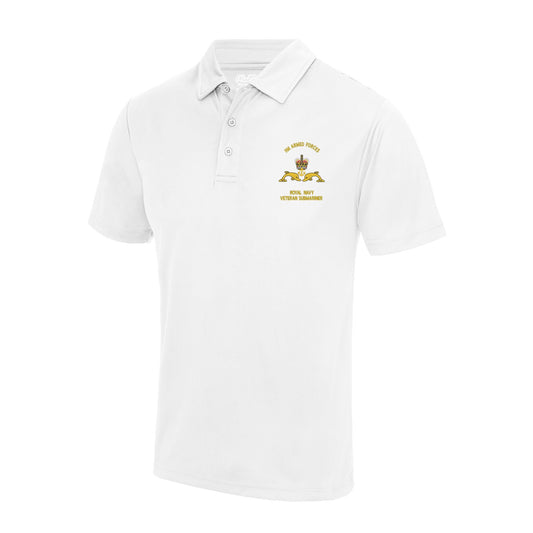 Royal Navy Veteran Submariner Cool Polo