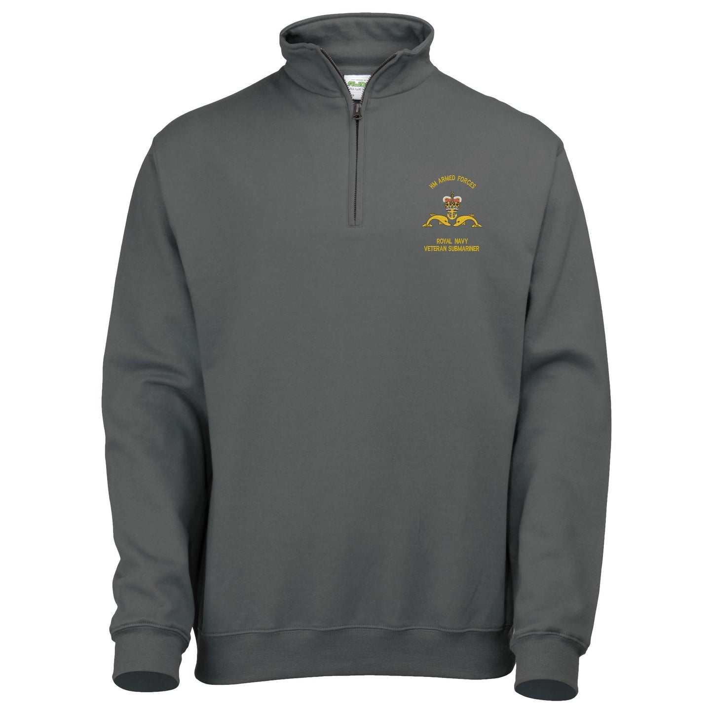 Royal Navy Veteran Submariner Quarter Zip Sweatshirt