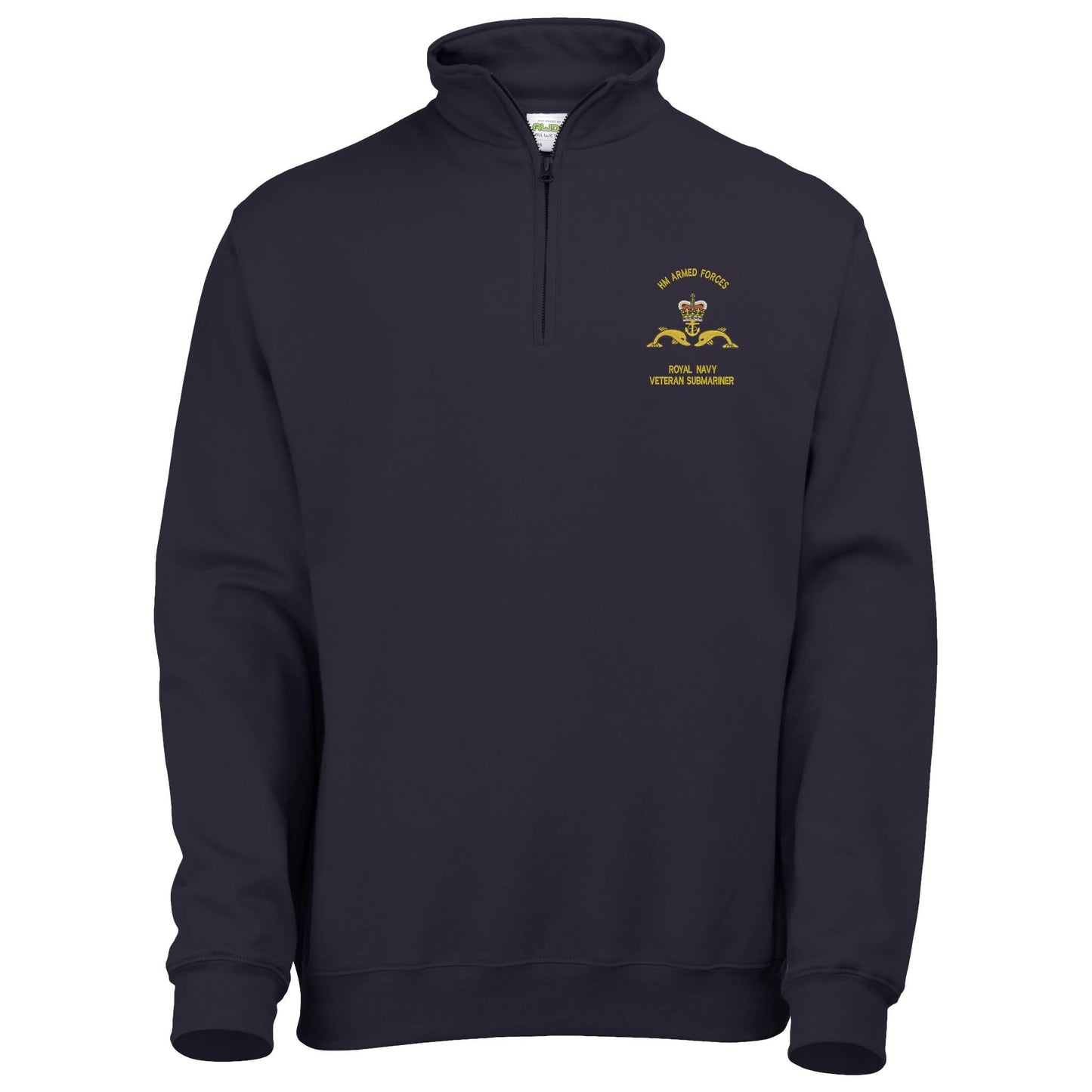 Royal Navy Veteran Submariner Quarter Zip Sweatshirt
