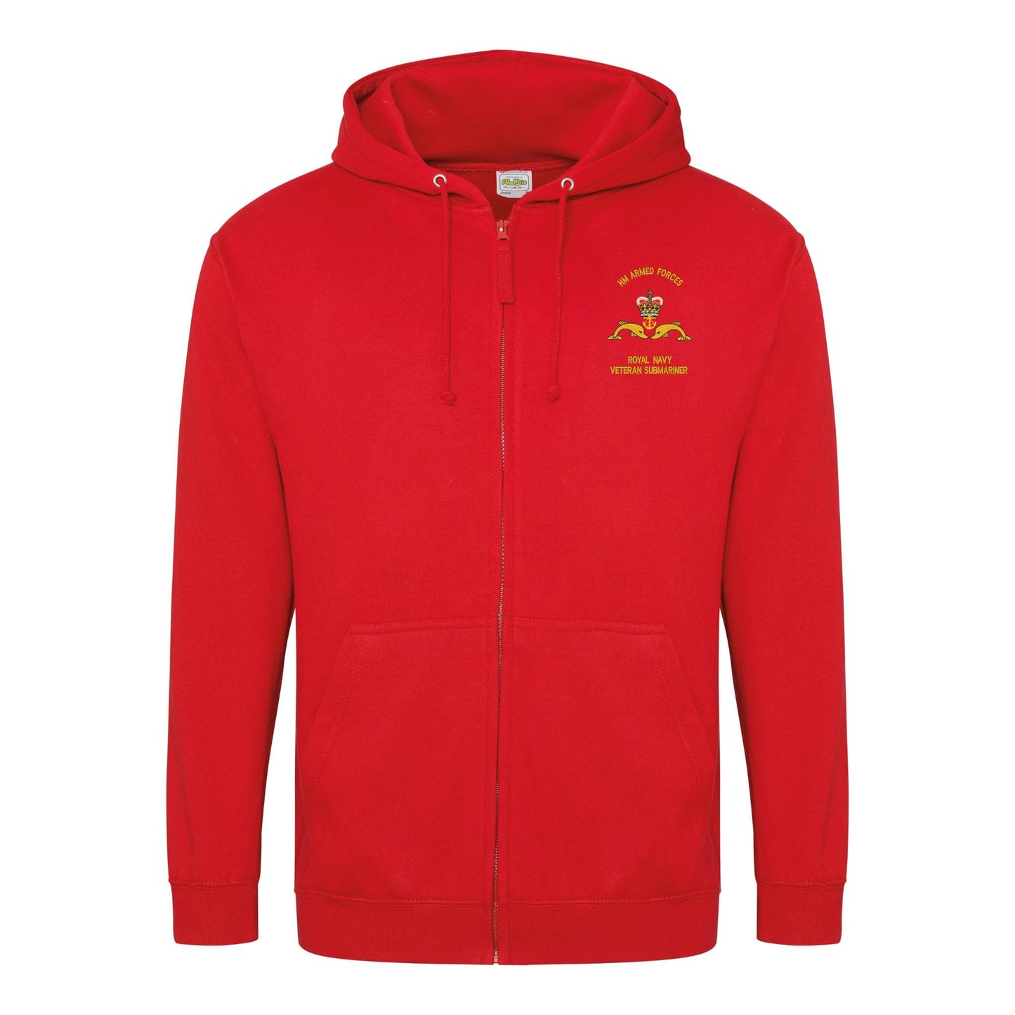 Royal Navy Veteran Submariner Zipped Hoodie