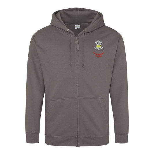 Royal Regiment of Wales Zipped Hoodie