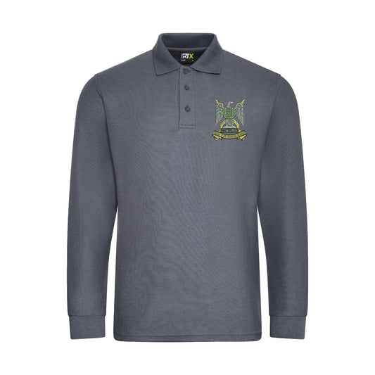 Royal Scots Dragoon Guards Long Sleeve Polo Shirt