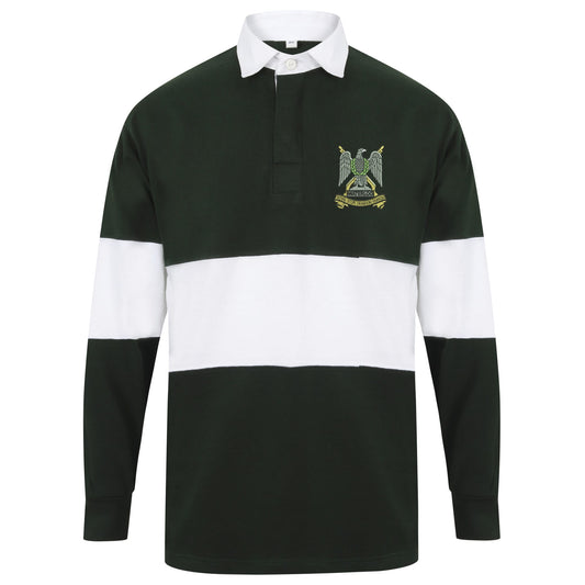 Royal Scots Dragoon Guards Long Sleeve Panelled Rugby Shirt