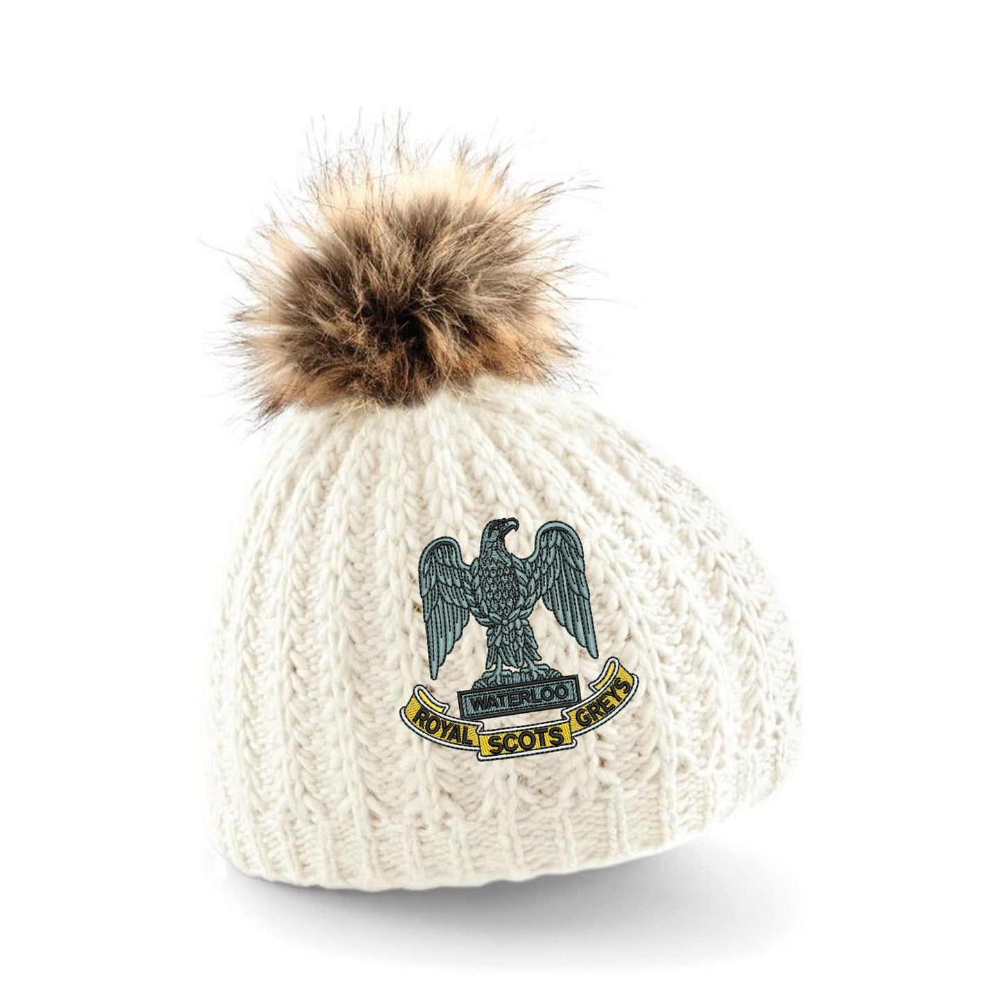 Royal Scots Greys Pom Pom Beanie Hat