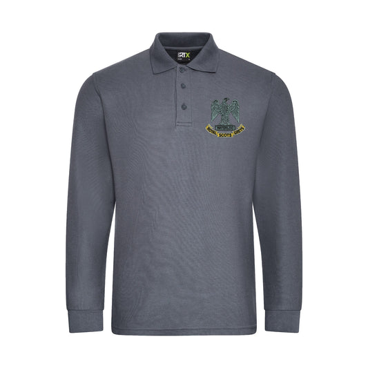Royal Scots Greys Long Sleeve Polo Shirt