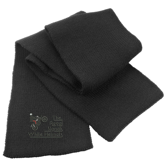 White Helmets Display Team - Royal Signals Heavy Knit Scarf