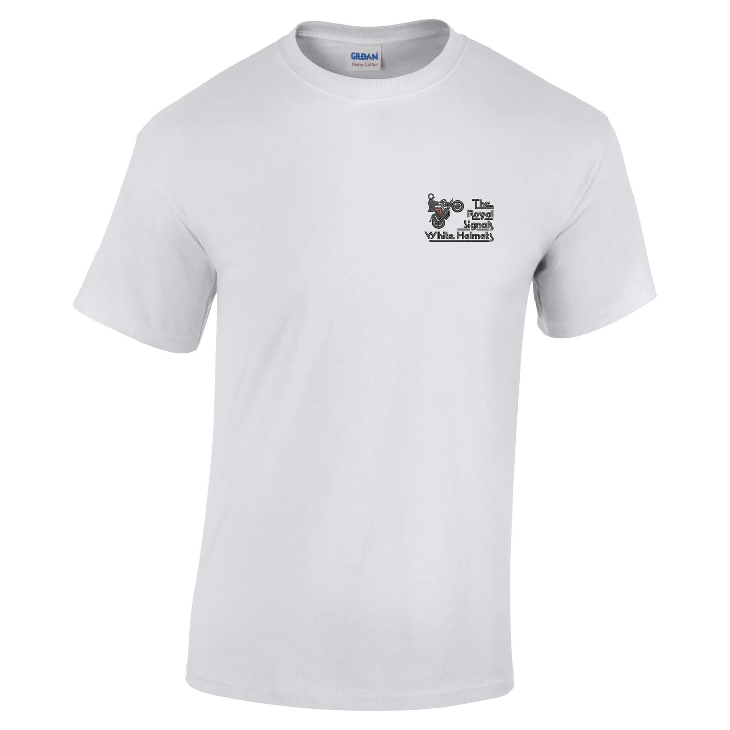 White Helmets Display Team - Royal Signals Cotton T-Shirt