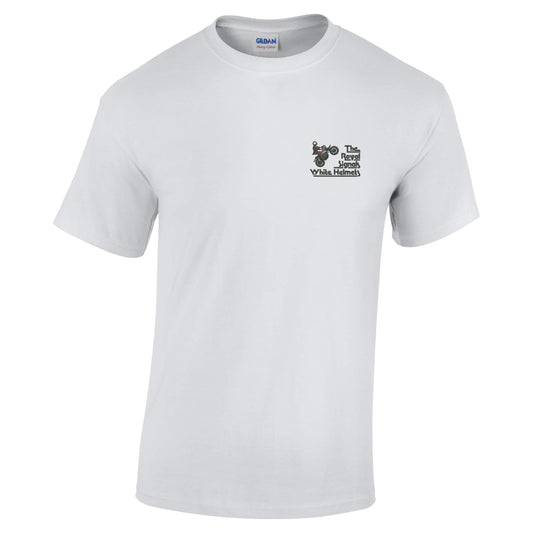 White Helmets Display Team - Royal Signals Cotton T-Shirt