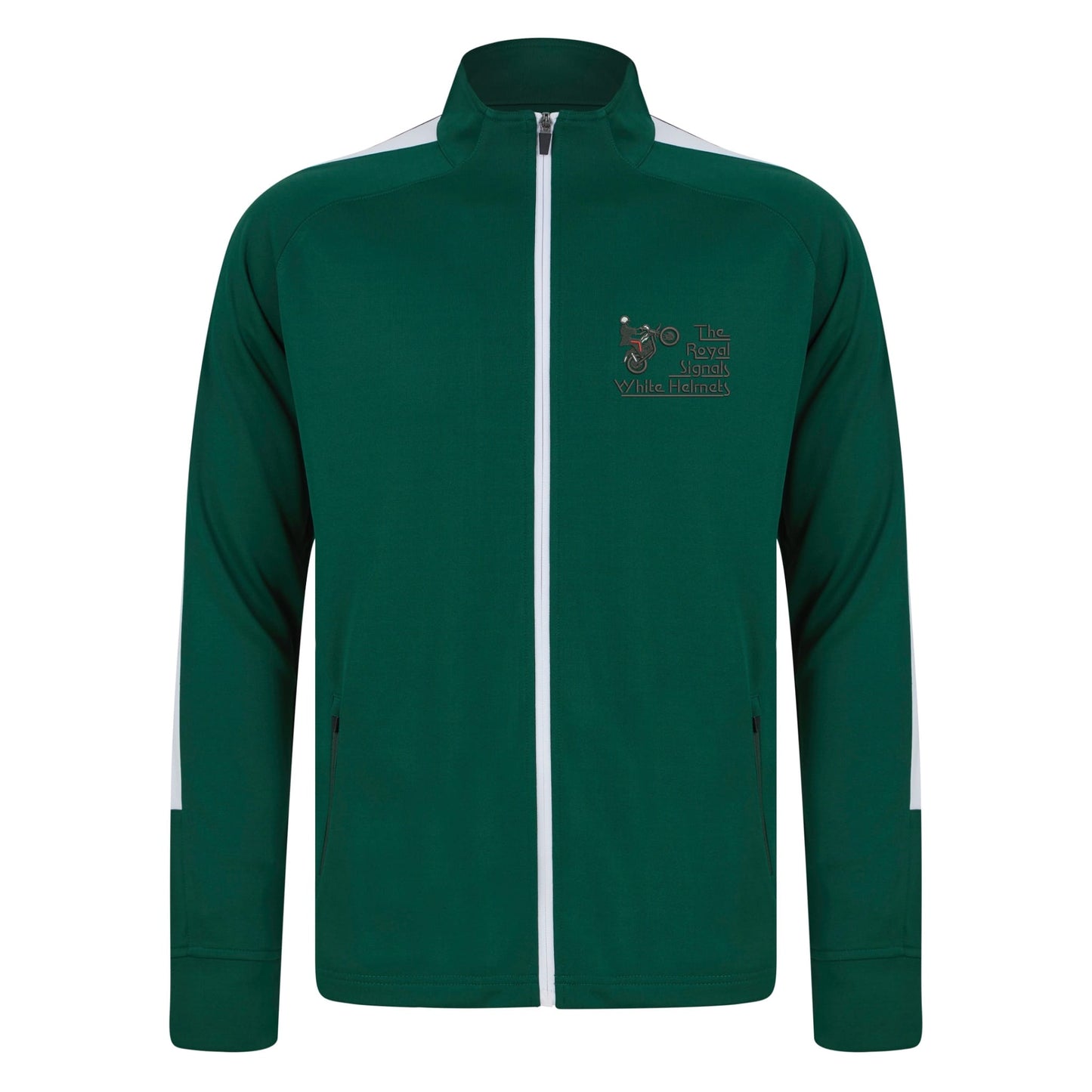 White Helmets Display Team - Royal Signals Knitted Tracksuit Top