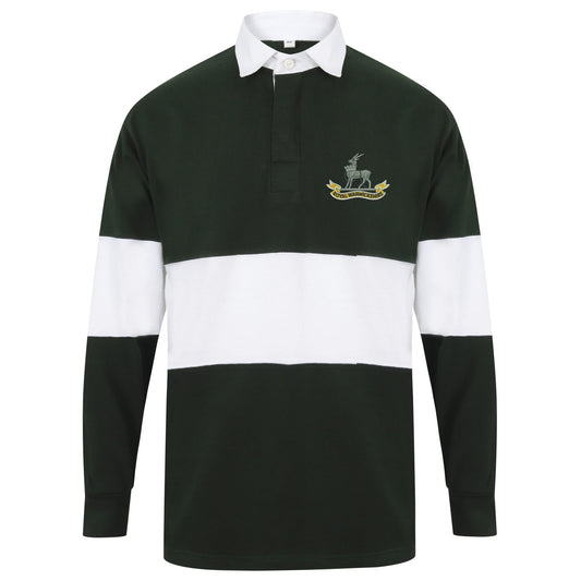 Royal Warwickshire Regiment Long Sleeve Panelled Rugby Shirt