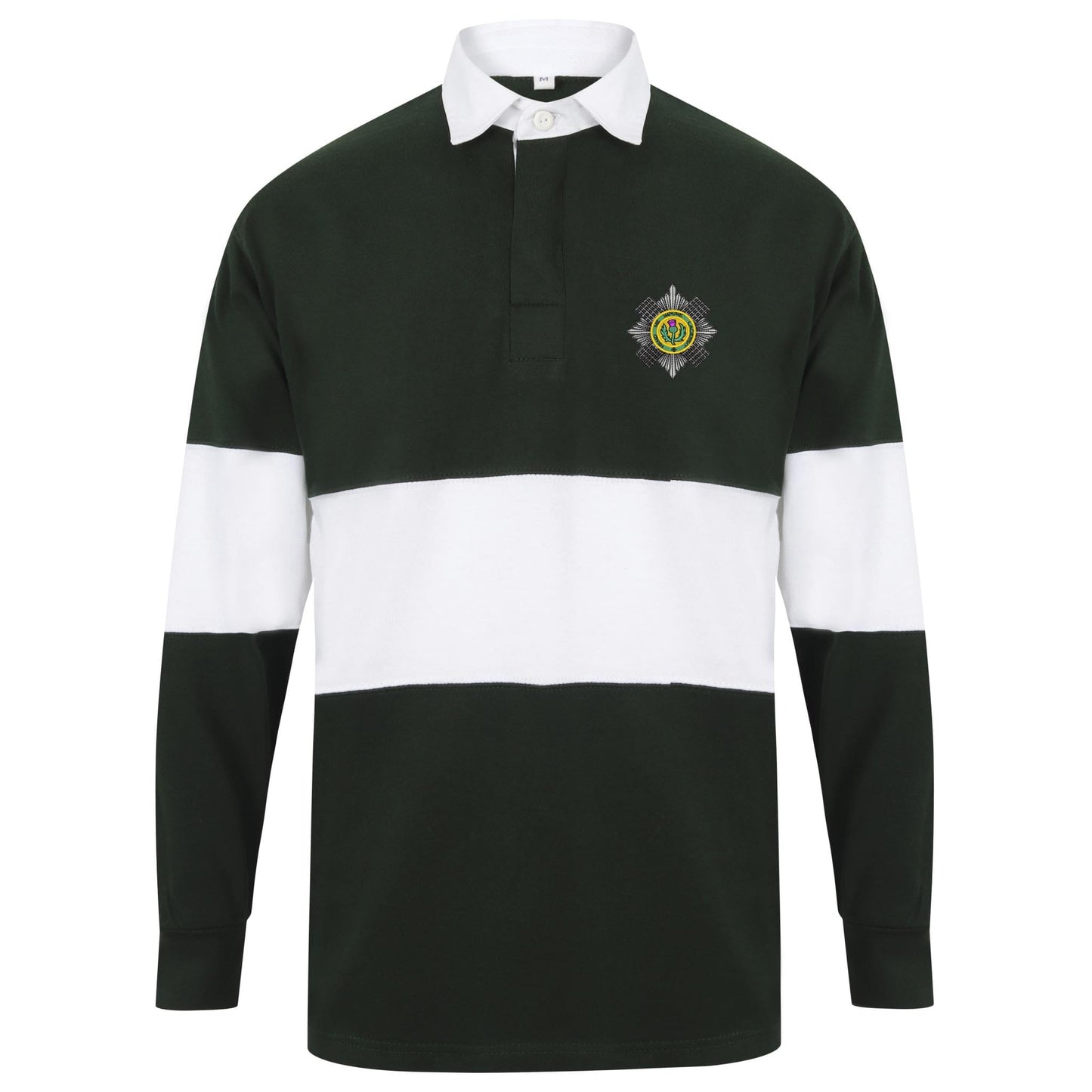 Scots Guards Long Sleeve Panelled Rugby Shirt