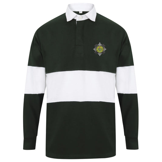 Scots Guards Long Sleeve Panelled Rugby Shirt