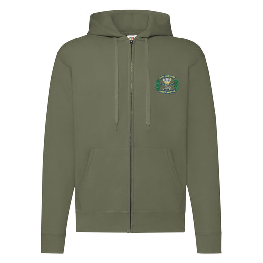 South Lancashire Regiment Zipped Hoodie